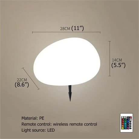 Modern Creative Stones Outdoor Lawn Lights - Hans Lumiere