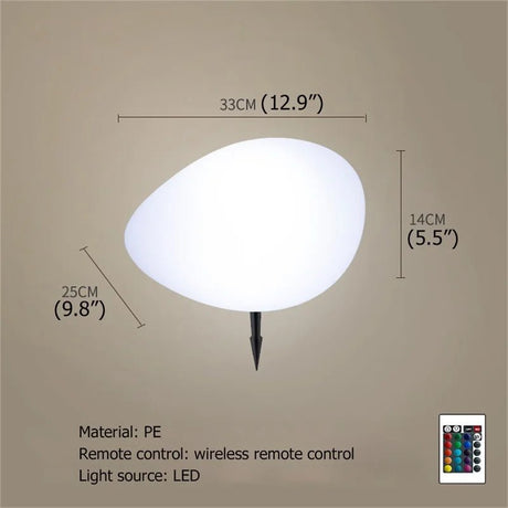 Modern Creative Stones Outdoor Lawn Lights - Hans Lumiere