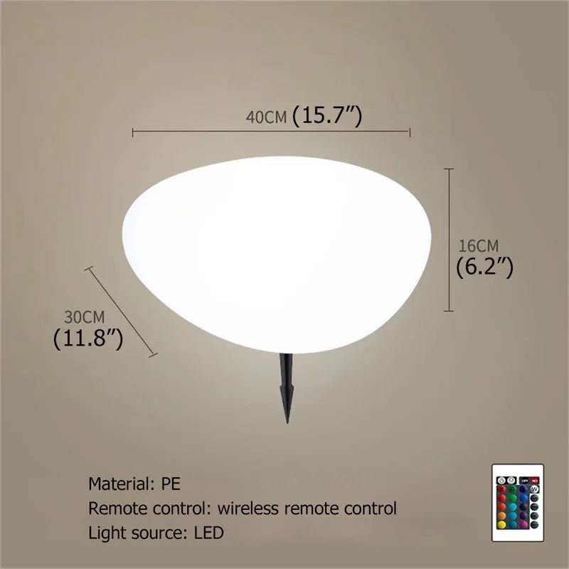 Modern Creative Stones Outdoor Lawn Lights - Hans Lumiere