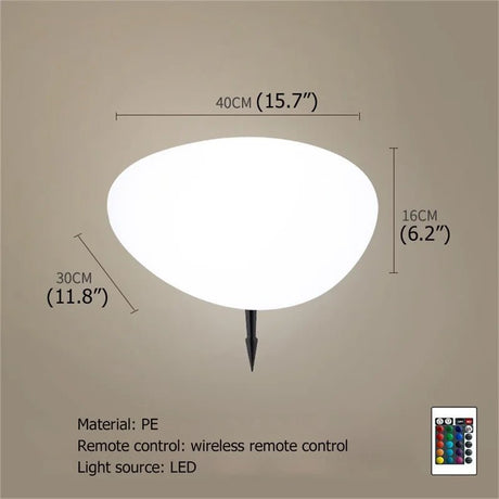 Modern Creative Stones Outdoor Lawn Lights - Hans Lumiere