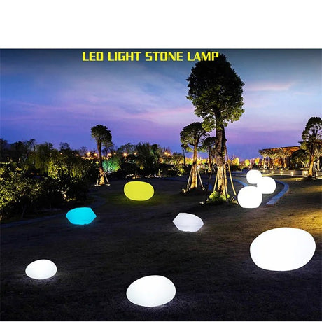 Modern Creative Stones Outdoor Lawn Lights - Hans Lumiere