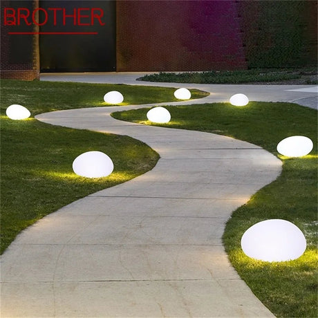 Modern Creative Stones Outdoor Lawn Lights - Hans Lumiere