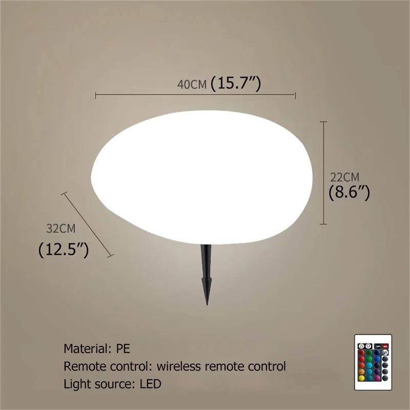 Modern Creative Stones Outdoor Lawn Lights - Hans Lumiere
