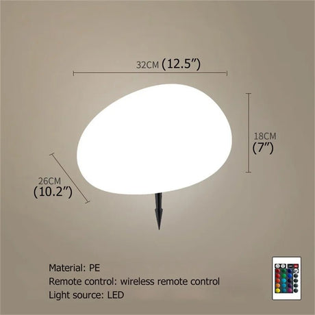 Modern Creative Stones Outdoor Lawn Lights - Hans Lumiere