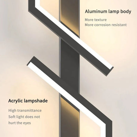 Modern Creative Strip Led Wall Lamp - Hans Lumiere
