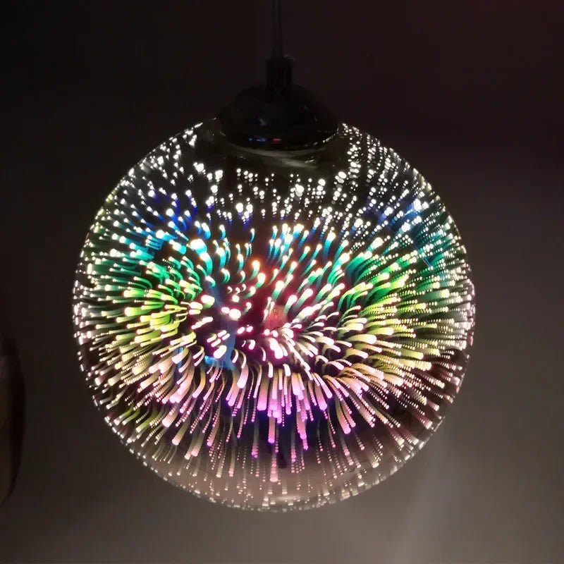 Modern Creativity Fireworks Pendant Lamp 3D Vision Mood Lights - Hans Lumiere