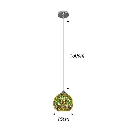 Modern Creativity Fireworks Pendant Lamp 3D Vision Mood Lights - Hans Lumiere