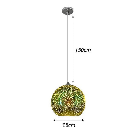 Modern Creativity Fireworks Pendant Lamp 3D Vision Mood Lights - Hans Lumiere
