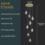 Modern Crystal Ceiling Pendant Chandelier for Living Room, Staircase & Restaurant - Hans Lumiere