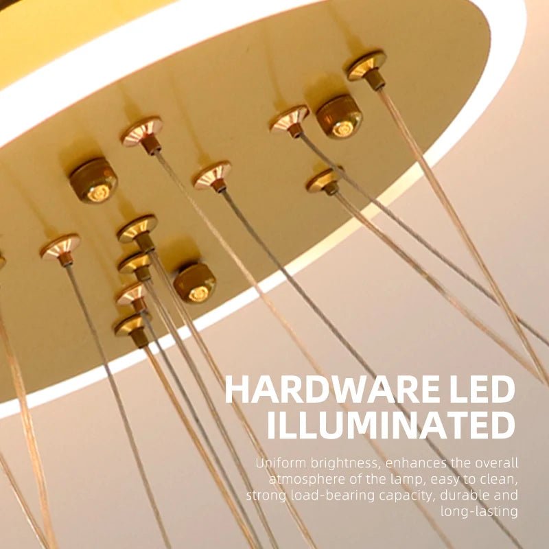 Modern Crystal Chandelier Pendant Light - Hans Lumiere