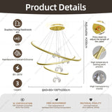Modern Crystal Chandelier Pendant Light - Hans Lumiere