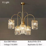 Modern Crystal LED Chandelier - Hans Lumiere