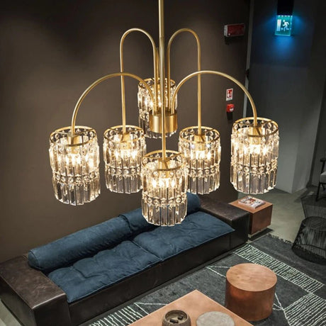 Modern Crystal LED Chandelier - Hans Lumiere