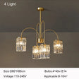 Modern Crystal LED Chandelier - Hans Lumiere
