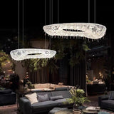 Modern Crystal LED Suspension Chandeliers Lighting - Hans Lumiere