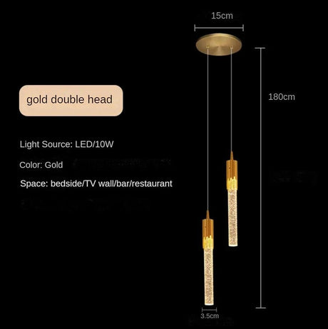 Modern Crystal Pendant Lamp Hanging Lights - Hans Lumiere
