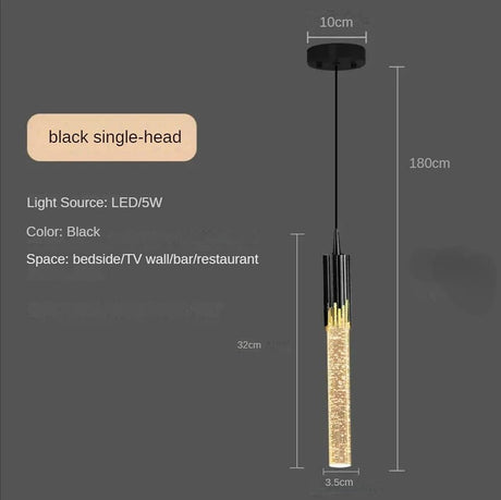 Modern Crystal Pendant Lamp Hanging Lights - Hans Lumiere