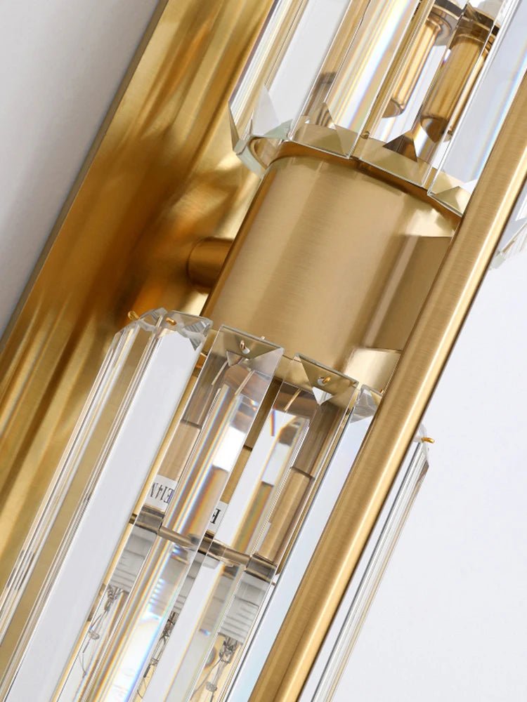 Modern Crystal Wall Sconce for Living Room and Bedroom - Hans Lumiere