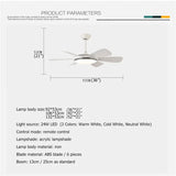 Modern Decorative Ceiling Fan With Remote Control - Hans Lumiere