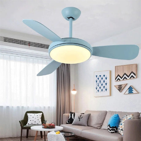 Modern Decorative Ceiling Fan With Remote Control - Hans Lumiere