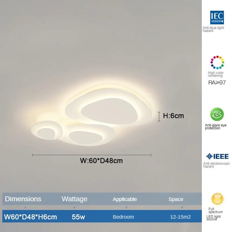 Modern Dimmable LED Ceiling Lamp - Hans Lumiere