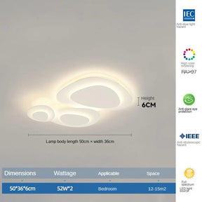 Modern Dimmable LED Ceiling Lamp - Hans Lumiere