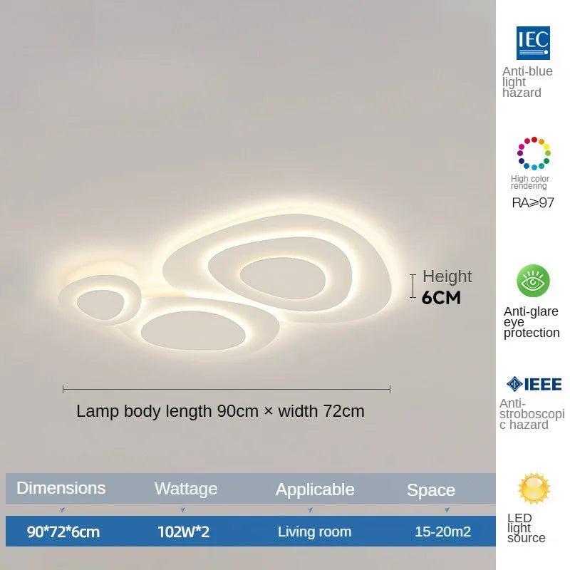 Modern Dimmable LED Ceiling Lamp - Hans Lumiere