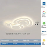 Modern Dimmable LED Ceiling Lamp - Hans Lumiere