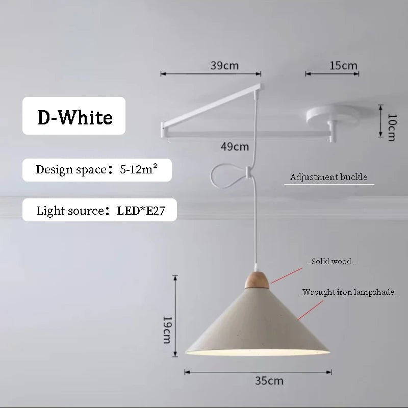 Modern Dining Table Rocker LED Chandelier - Hans Lumiere