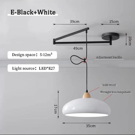 Modern Dining Table Rocker LED Chandelier - Hans Lumiere