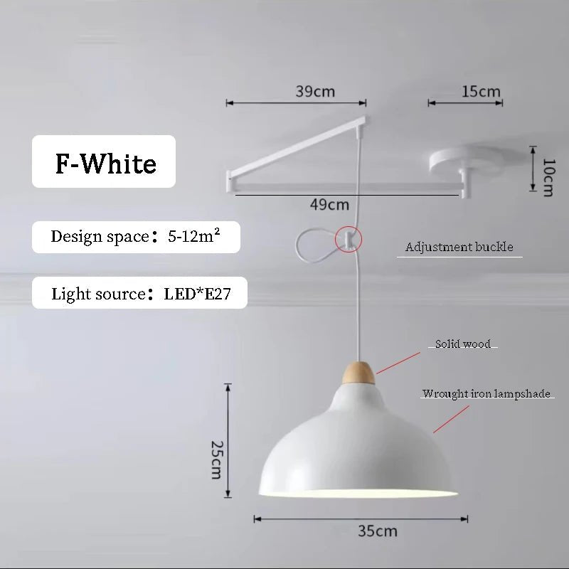 Modern Dining Table Rocker LED Chandelier - Hans Lumiere