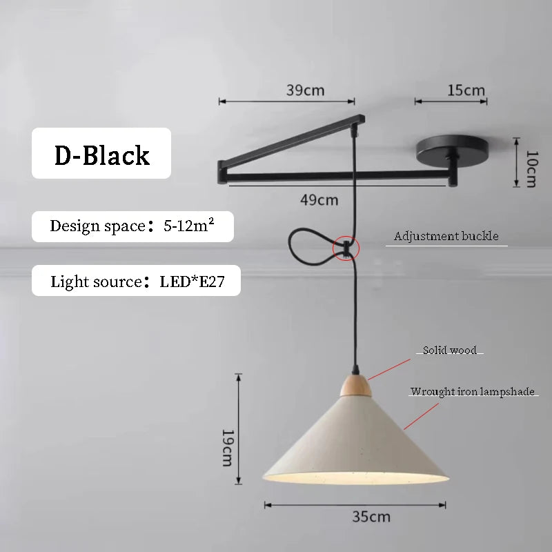 Modern Dining Table Rocker LED Chandelier - Hans Lumiere