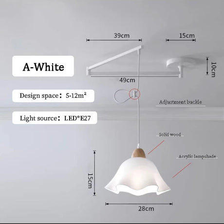 Modern Dining Table Rocker LED Chandelier - Hans Lumiere