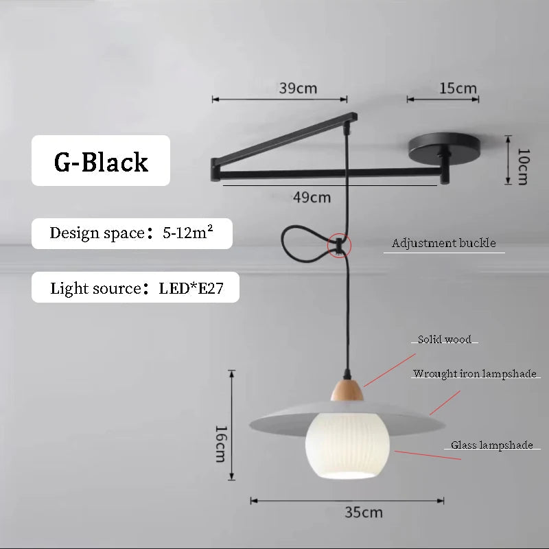 Modern Dining Table Rocker LED Chandelier - Hans Lumiere