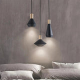 Modern Dome Pendant Light — Black & White, Dimmable LED - Hans Lumiere