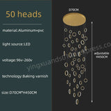 Modern Duplex Staircase Pendant Hanging Lamp - Hans Lumiere