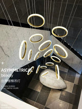Modern Duplex Staircase Pendant Hanging Lamp - Hans Lumiere