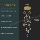 Modern Duplex Staircase Pendant Hanging Lamp - Hans Lumiere