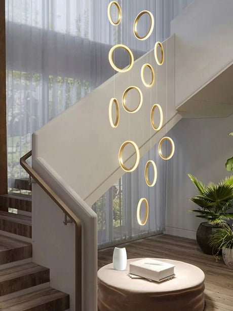 Modern Duplex Staircase Pendant Hanging Lamp - Hans Lumiere