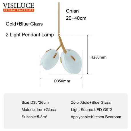 Modern Flower Chandelier Pendant Light - Hans Lumiere
