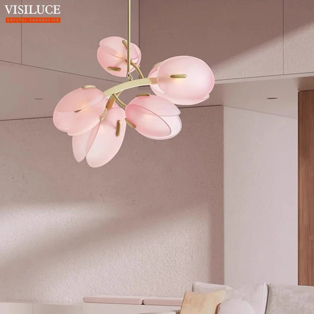 Modern Flower Chandelier Pendant Light - Hans Lumiere