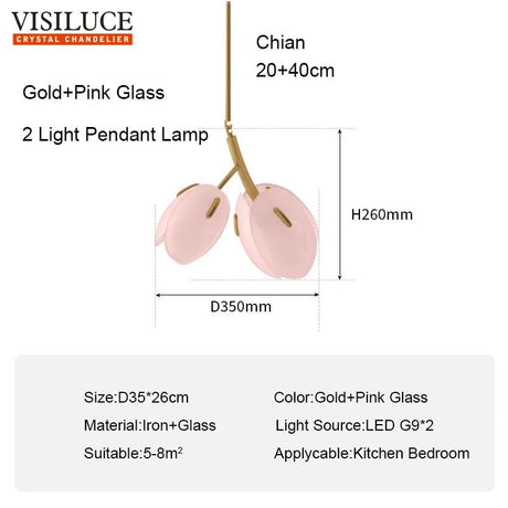 Modern Flower Chandelier Pendant Light - Hans Lumiere