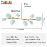 Modern Flower Chandelier Pendant Light - Hans Lumiere