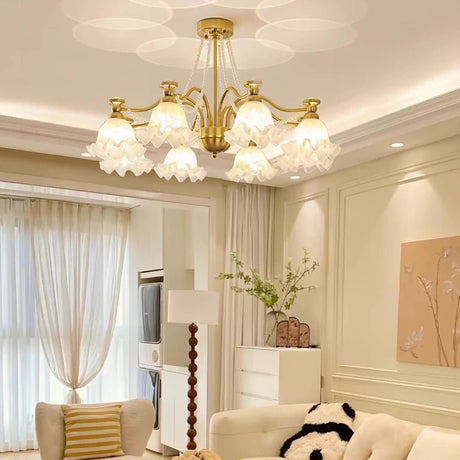 Modern French Glass Pendant Chandelier for Living Room and Dining Room - Hans Lumiere