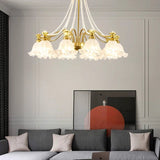 Modern French Glass Pendant Chandelier for Living Room and Dining Room - Hans Lumiere