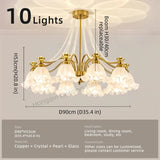 Modern French Glass Pendant Chandelier for Living Room and Dining Room - Hans Lumiere