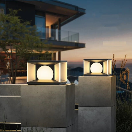 Modern Garden LED Lamp Door Post Light - Hans Lumiere