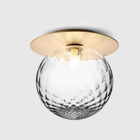 Modern Glass Ball Nordic LED Ceiling Light - Hans Lumiere