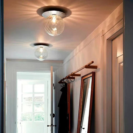Modern Glass Ball Nordic LED Ceiling Light - Hans Lumiere