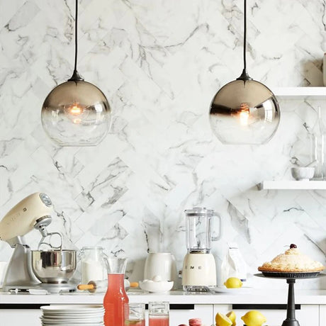 Modern Glass Ball Pendant Lights - Hans Lumiere